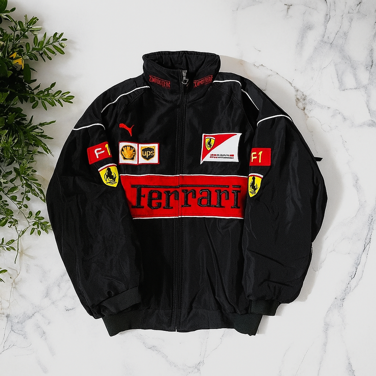 Embroidered F1 Racing Team Jacket
