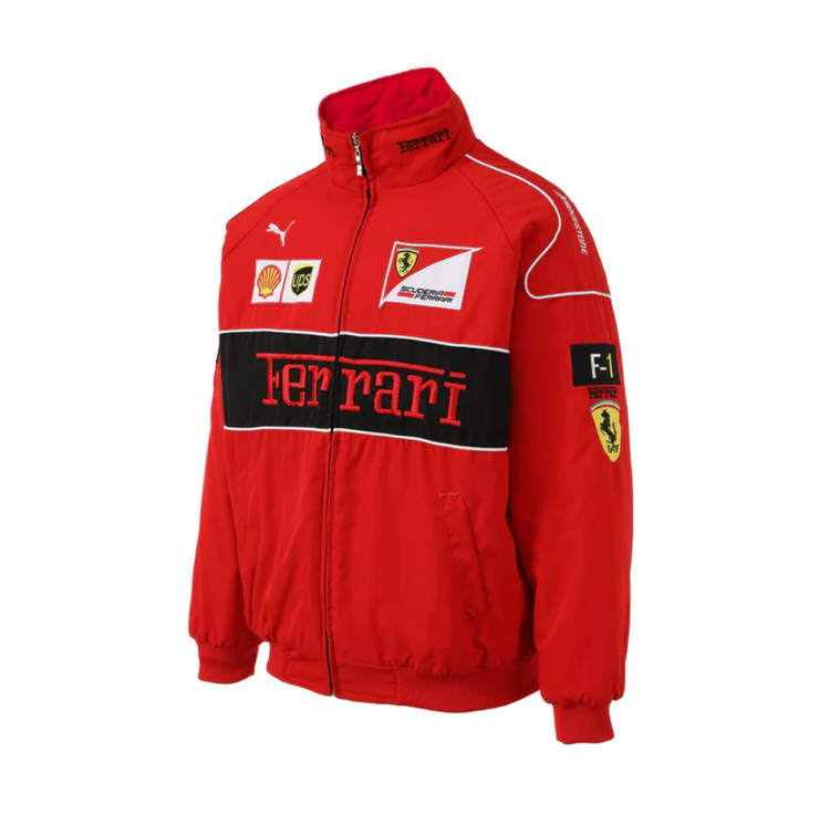 Red Ferrari Vintage Racing Jacket