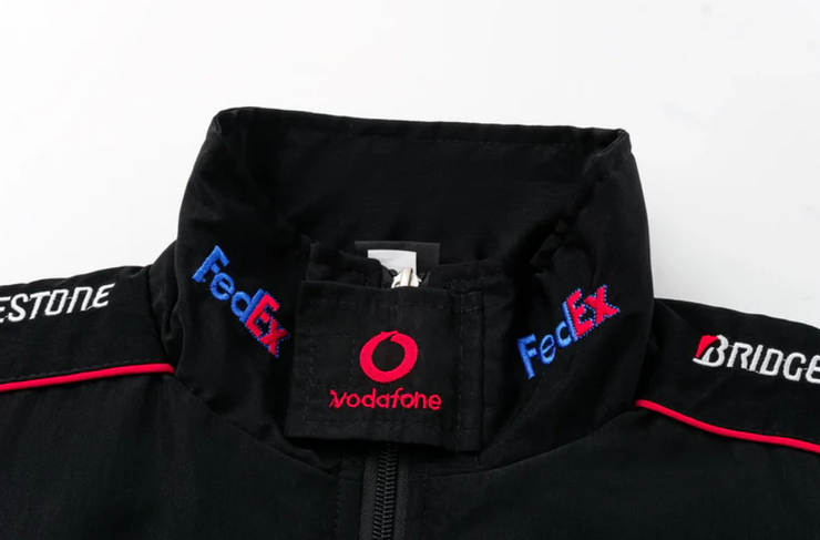 Red Mercedes Vintage Racing Jacket