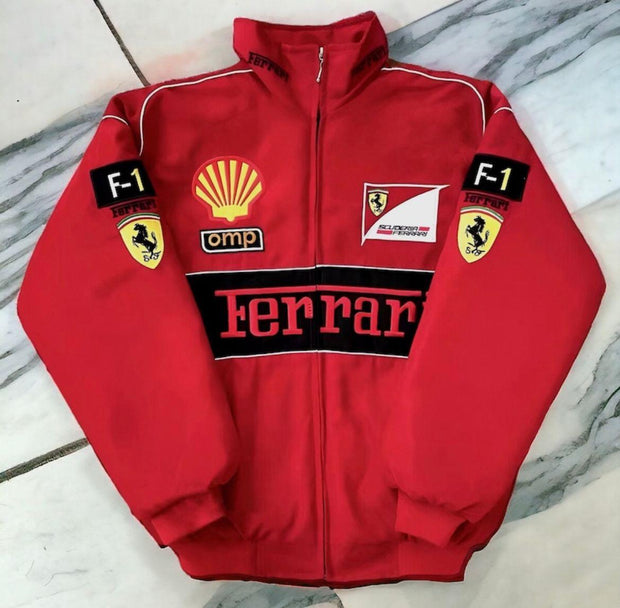 Embroidered F1 Racing Team Jacket