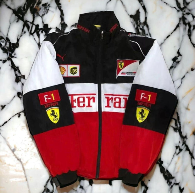 Embroidered F1 Racing Team Jacket