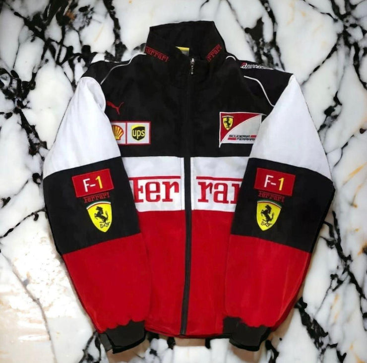 Embroidered F1 Racing Team Jacket