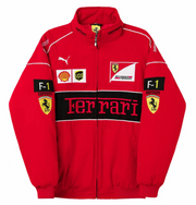 Red Ferrari Vintage Racing Jacket