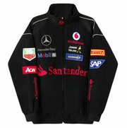 Black Mercedes Vintage Racing Jacket