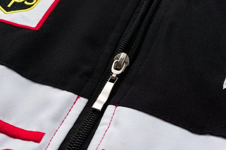 White Ferrari Vintage Racing Jacket
