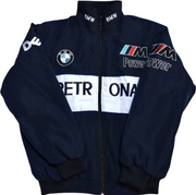 White BMW Vintage Racing Jacket