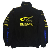 Black Subaru Vintage Racing Jackets