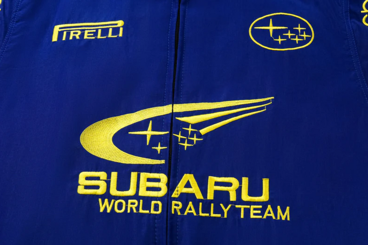 Blue Subaru Vintage Racing Jacket