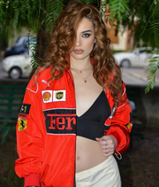 Red Ferrari Vintage Racing Jacket