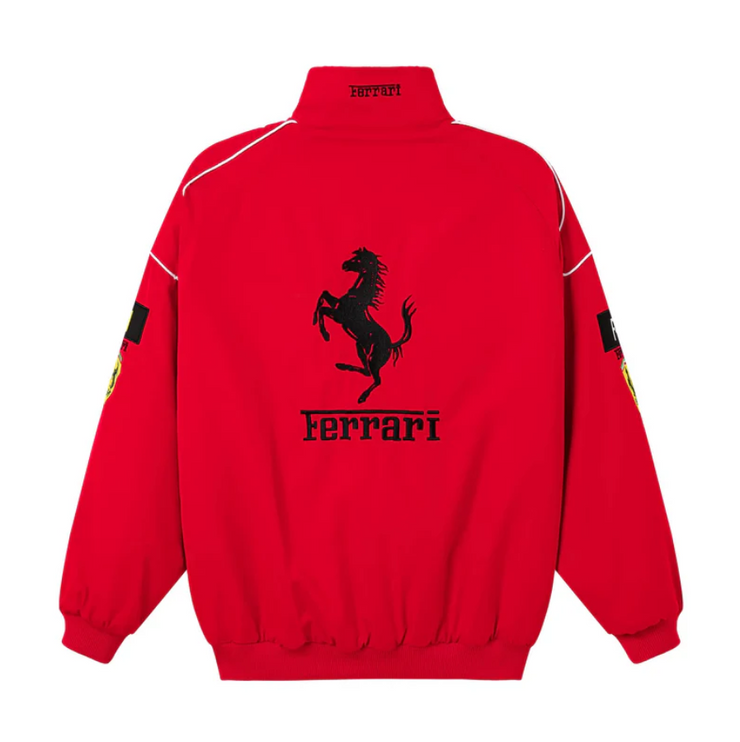 Red Ferrari Vintage Racing Jacket